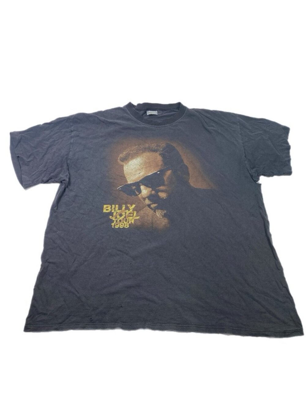 Billy Joel Shirt Men’s Tour 1998 Band Music Black Short Sleeve Vintage Size XXL